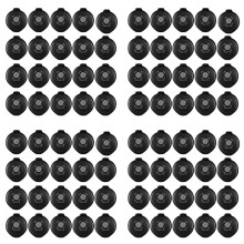 80 Almohadillas Tinta para Huellas Dactilares,  Almohadillas Tinta para Sellos Negros, Suministros para Notario, IdentificacióN Seguridad,
