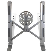 Adjustable Laptop Fan Stand,Durable and Stable Lift Cooling Base,Suitable for 10-17inch Laptops and Tablets B