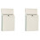 2X Mailbox Office Mailboxes Mail Boxes Outdoor Wall Mounted Mailbox Locking Mailbox Wall- Mounted Key Drop Box Mailboxes 1