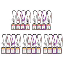 20 Sets Rhinestone Lanyard ID Card Holder Crystal Retractable Badge Reel Rhinestone Neck Lanyard Card Holder