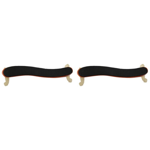 2X Professional Maple Wood Violin Shoulder Rest Adjustable 3/4 4/4 Size
