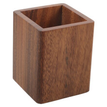 Pen Holder Large Capacity Solid Wood Office Desktop Pen Holder Storage Walnut Wooden Pen Holder Desktop Decoration