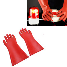 Sicurezza Elettrica Guanti isolanti in gomma impermeabili da 12.000 V Taglia XL