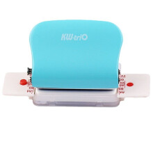 KW-TRIO 6 Hole Punched, Loose Leaf Paper Puncher for A4/A5/B5 Notebook Scrapbook,Handheld Metal Circle Paper Puncher