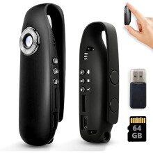 Body Camera with Magnetic Mount - 1080P HD Wearable Portable Recorder for Sports & Daily Use with Back Clip