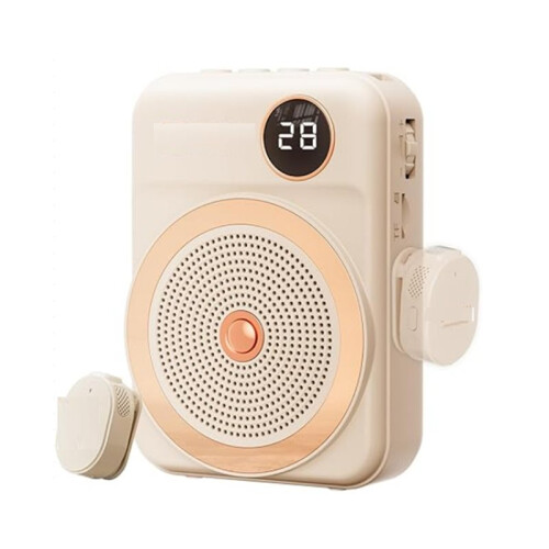 Voice Amplifier for Teachers with Wireless Lavalier Lapel Microphone Portable  Microphone & Speaker