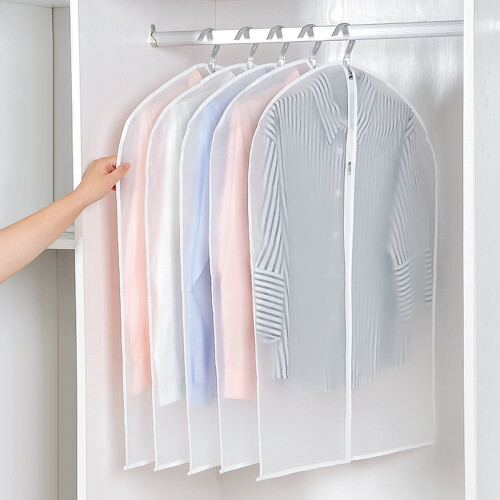 Capa de roupa impermeável reutilizável transparente de 50 polegadas (pacote com 5) 1