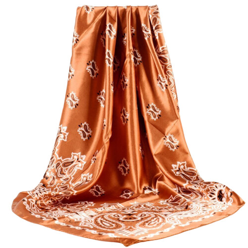 Paisley Polyester Square Scarf 90cm x 90cm 1