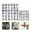 72-Piece 4-Inch Reusable Alphabet Stencils 4