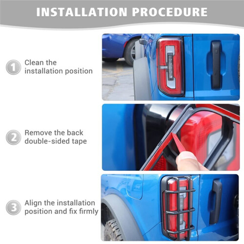 Tail Light Guards for  Bronco 2021-2025 Rear Light Cover Protector Exterior Accessories 1