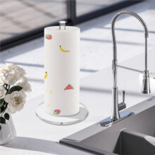 Transparent Acrylic Paper Towel Holder Countertop Tissue Stand Holder Bathroom Vertical Storage Stand