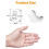 50  Light Hooks with Adhesive Strips:Indoor Clear Small String Light Clips Damage Free-Plastic Wall Hook for Hanging 6