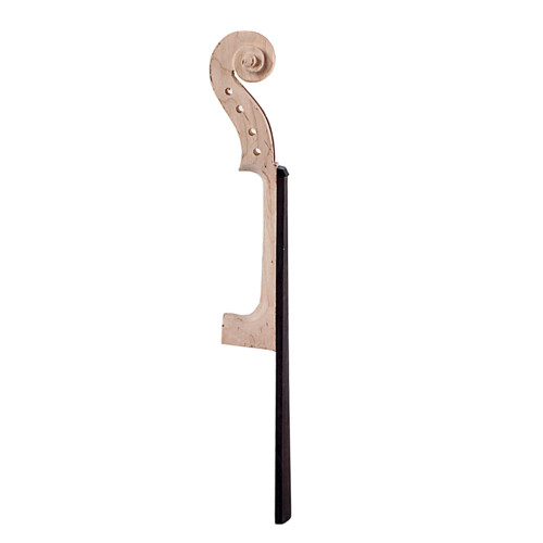 2Pcs Handcrafted Violin Neck with Ebony Fingerboard 2