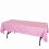 BalsaCircle Pink Polyester Rectangular Tablecloths (6 pcs, 3