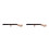 2Pcs Handcrafted Violin Neck with Ebony Fingerboard 8