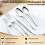 Silver Tableware Set 90 pcs with 18-piece cutlery 2