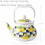 Checkered Lemon Tea Kettle – 2L Enamel Stovetop Kettle 2