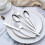 Silver Tableware Set 90 pcs with 18-piece cutlery 3