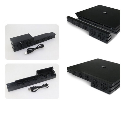 Base Support for    Station PS4 Pro Slim Stand Control Cooler Cooling Fan Game Console Holder 2