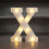 Lettere luminose a LED, grandi e decorative, alimentate a batteria 3