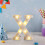 Lettere luminose a LED, grandi e decorative, alimentate a batteria 6