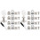2Sets Helm Onderhoud Kit Rvs Aluminium Clips Schroef Accessoires 3