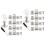 2Sets Helm Onderhoud Kit Rvs Aluminium Clips Schroef Accessoires 5
