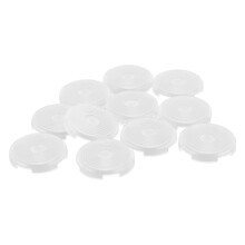 18 pièces de capuchons de joystick de remplacement de 25,3 mm transparents