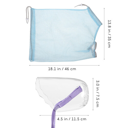 Polyester mesh cat bathing bag breathable 1 piece 1