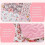 Boho Floral Reversible Quilt Set King Size with 2 3