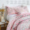 Boho Floral Reversible Quilt Set King Size with 2 4