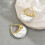 Elegante statement oorbellen met parelinleg 4