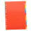 Worgeous 3 Sets A4 Index Divider Tabs for Binders Paper Color Office 2