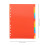 Worgeous 3 Sets A4 Index Divider Tabs for Binders Paper Color Office 3