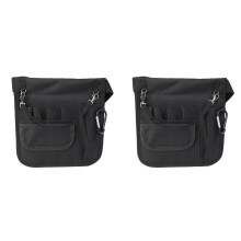 2X Nursing Bag, Nurse Fanny Pack, Belt Utility Kit, Nursing Tools Pocket Organizer, Nurse Waist Pouch Hip Bag - Black