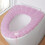 Gestrickter WC-Sitzbezug – weich, hochelastisch, waschbar 4