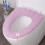 Gestrickter WC-Sitzbezug – weich, hochelastisch, waschbar 5
