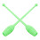6Pcs Sturdy Plastic Rhythmic Gymnastics Sticks Light Green Dance Props 3