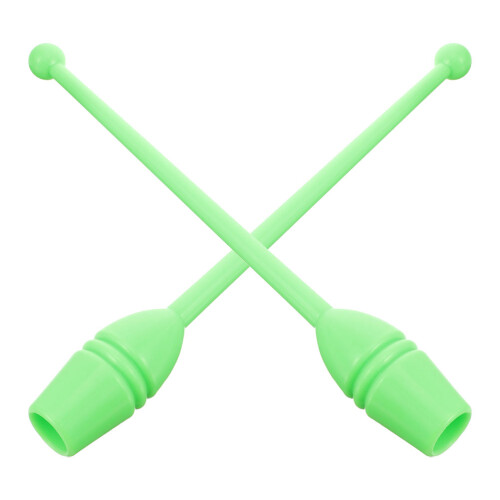 6Pcs Sturdy Plastic Rhythmic Gymnastics Sticks Light Green Dance Props 2