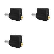 3X for FLSUN SR Hotend Kit 0.4mm Brass Nozzle Heatbreak Heat Block 3D Printer Accessories
