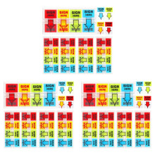 1500 Pièces Signe Ici Autocollants, Étiquettes Autocollants Adhésif Signe Ici Onglets Signe Ici Drapeaux pour Maison Bureau École (4 Couleurs)