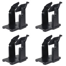 4X Externe Rollen Labelhouder, 2-in-1 Kettingpapierhouder voor Desktop Thermische Labelprinter