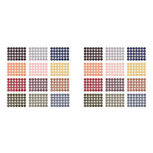 24 Stuks Kleurrijke Ronde Nummer Datum Sticker Journal Notebook Label Stickers Briefpapier Envelop Afdichting Tags A