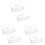 6Pcs Paint Storage Box  Storage Box Handle,30 Bottle Capacity Paint Storage Box for 2 Fluid Ounces Acrylic Paint 1