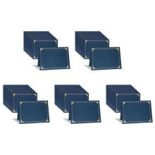 Certificate Holders, 50 Packs Diploma Holders, Certificate Covers with Gold Foil Border for Letter Size 8.5x11 Inch