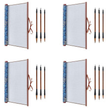 16X Inkless Chinese Calligraphy Set Reusable Water Writing Magic Cloth Scroll Traditional Calligraphy Writing Pens