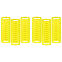 200 Pcs Solid Color Rubber Bracelets Silicone Wristband Sports Elastic Rubber Bulk Adult Wrist Bands(Yellow)