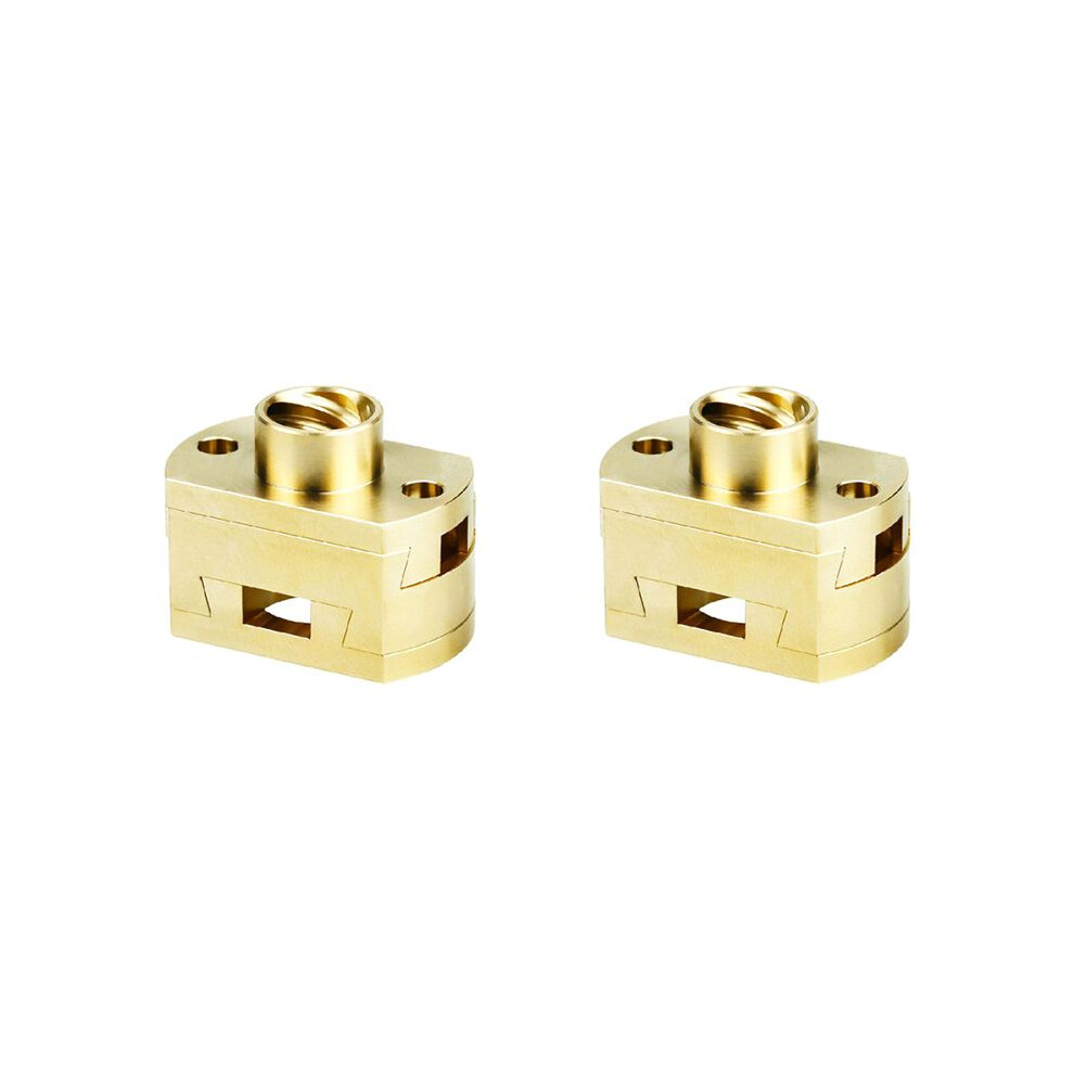 2Pcs Oldham Coupling T8x8 Nut 18Mm Coupler Compatible With T8x8 Screw For 3 Pro/ V2 Cr10 3D Printer Parts 4713147238842