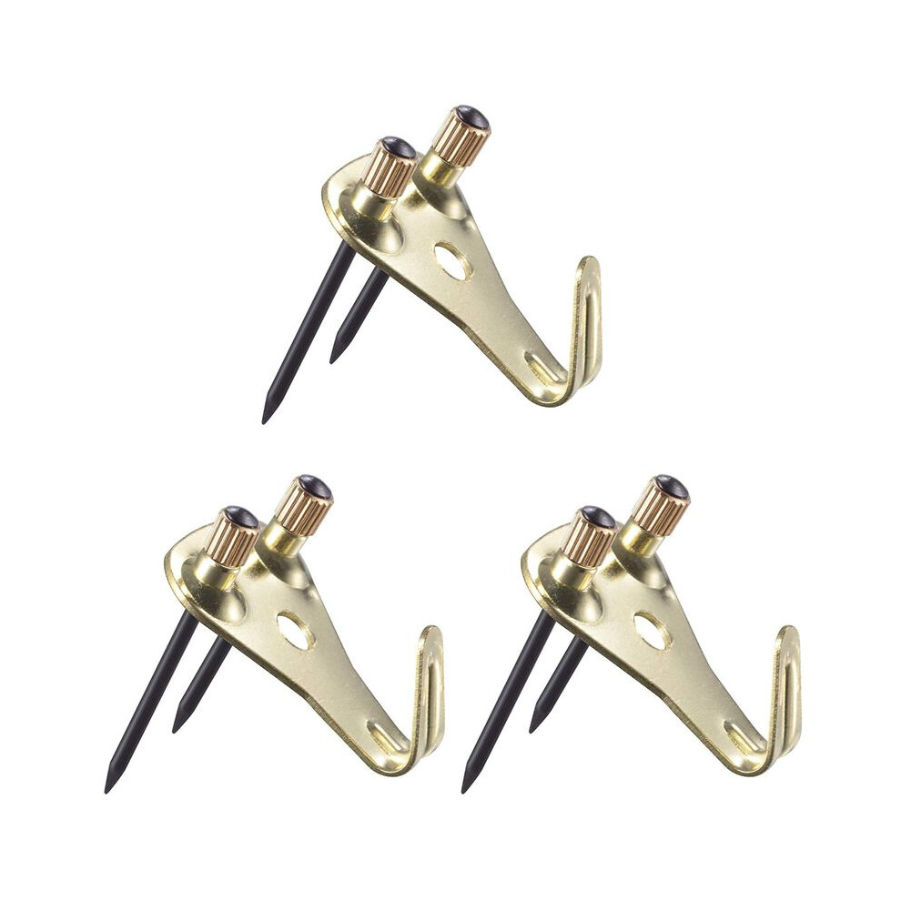 60 Pack 50 Lbs Picture Frame Hangers Hooks With Nails, Heavy Duty Plaster Wall Pro Photo/Heavy Mirror Hanging Kit 4711334076284