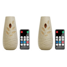 2 Diffusore di Fragranze Ecologico A Forma di Foglia con Timer Automatico, Adatto per L'Uso In Case e Uffici